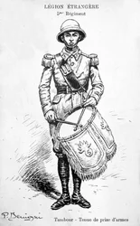 Drummer, 5th regiment of the French Foreign Legion