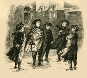 During the Winter Months the Scholars Were Sent Out to Sing in the Streets