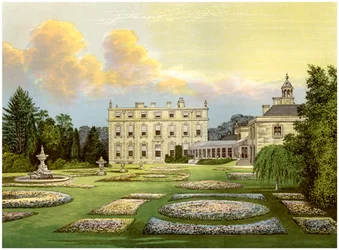 Dytchley House, Oxfordshire, Home of Viscount Dillon, c. 1880