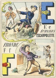 E F: Stilts, Swing, Sling - Games Alphabet