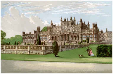 Eaton Hall, Cheshire, home of the Duke of Westminster