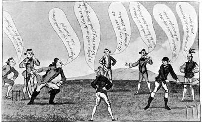 Edward Sackville, 4th Duke of Dorset, Playing Cricket
