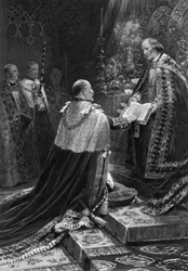 Edward VII Taking the Oath