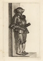 Elegant Suit of Fluted Armour Brought by Lord Warwick from Germany