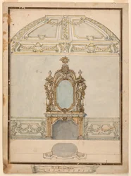 Elevation of a Wall with Chimneypiece