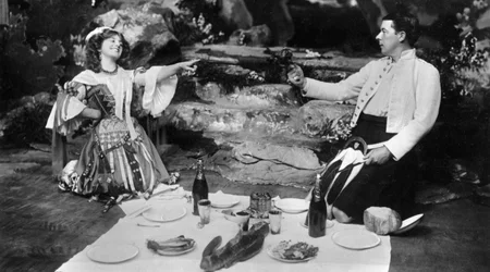 Ellaline Terriss and Seymour Hicks in The Gay Gordons