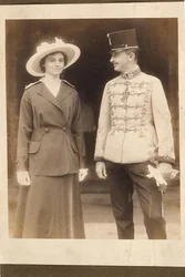 Emperor Charles I of Austria with Empress Zita