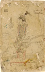 Emperor Jahangir holding an orb, early 18th century