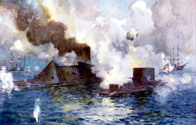 Engagement Between Confederates and Unionists, American Civil War