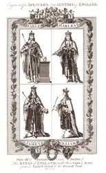 English Kings with Coats of Arms