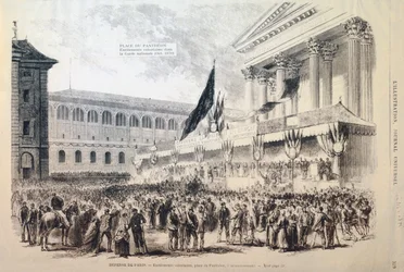 Enlistment of Volunteers into the National Guard, Place du Pantheon, Paris