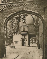 Entrance Courtyard and Gateway of the Charterhouse, c1935