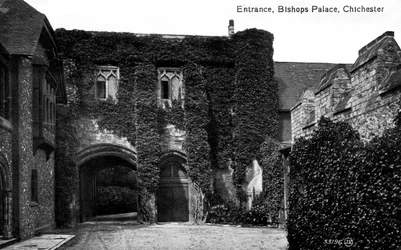 Entrance to the Bishops Palace, Chichester, Sussex