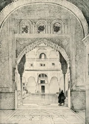 Entrance to the Hall of the Barque..., 19th century, 1907