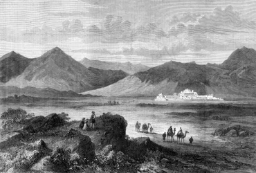 Entrance to the Khyber Pass and Fort of Jamrood, Afghanistan, 1878