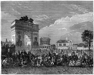 Entry of the National Guard into Paris, after the Prussian campaign, 1807 1882-1884