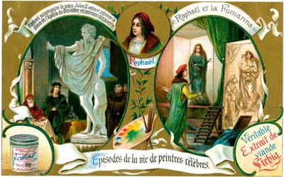 Episodes of the Life of Famous Painters: Raphael, c. 1900