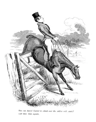 Equestrian cartoon