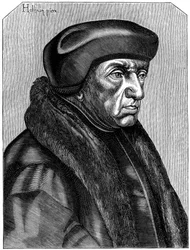 Erasmus 1469-1536, Dutch humanist and theologian, 16th century