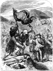 Erecting the Standard of the Young Pretender