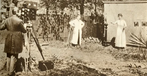 Eugene Lauste Recording the First Combined Moving Image and Sound