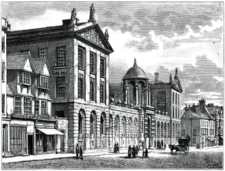 Façade of Queens College, Oxford University