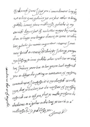 Facsimile of a Letter, Dated 10th August, 1623