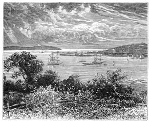 Falmouth Harbour, Cornwall, England