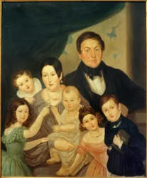 Family Portrait of Johann von Liebieg