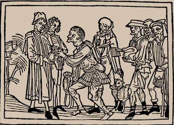 Farmers Delivering Their Taxes to the Landlords, 1479