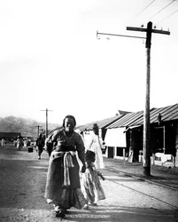 Father and child, Seoul, Korea
