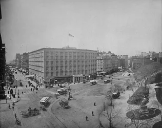 Fifth Avenue and Madison Square, New York, c1897
