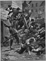 Fighting at the Barricades, The July Monarchy, France