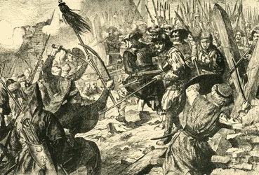 Final Assault of the Turks in their First Siege of Vienna 1529