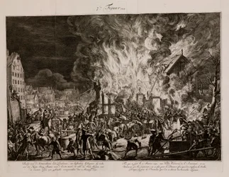 Fire at the Old Ropeworks, Amsterdam, Holland