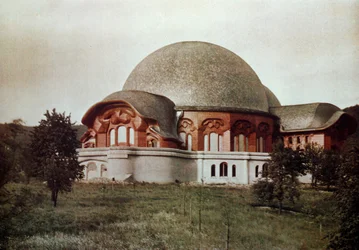 First Goetheanum, front south view, Dornach, Switzerland