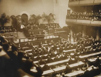 First Meeting of the League of Nations, November 15, 1920 in Geneva, 1920