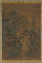 Fishing Boats among Mountains and Streams