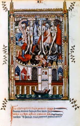 Flagellation of St Denis, St Rusticus and St Eleutherius