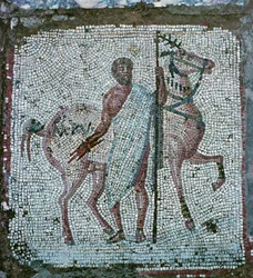 Floor Mosaic from a Roman Villa