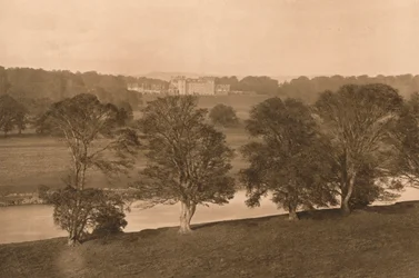 Floors Castle, from the South Bank of the Tweed