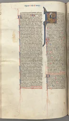Psalm 1, Historiated Initial 8, David Harping