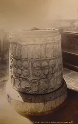 Font, St. Martins Church, Canterbury, 1929