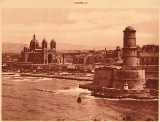Fort St. Jean and Cathedral, Marseille