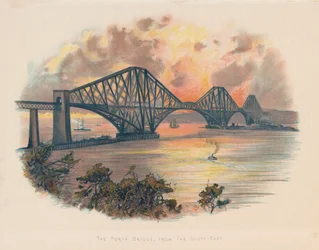 Forth Railway Bridge from the south-east, Scotland