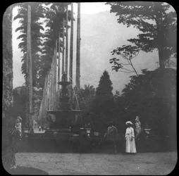 Fountain of the Muses, Rio de Janeiro Botanical Garden, Brazil, Late 19th or Early 20th Century