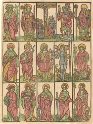 Fourteen Auxiliary Saints, c. 1500