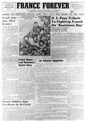France Forever, newspaper