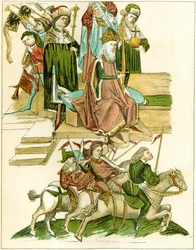 Frederick I Receives Brandenburg (Copy of an Illustration from the Richental
