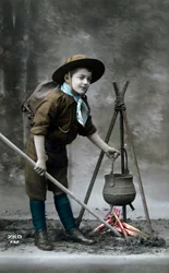 French WWI postcard, 1914-1918
